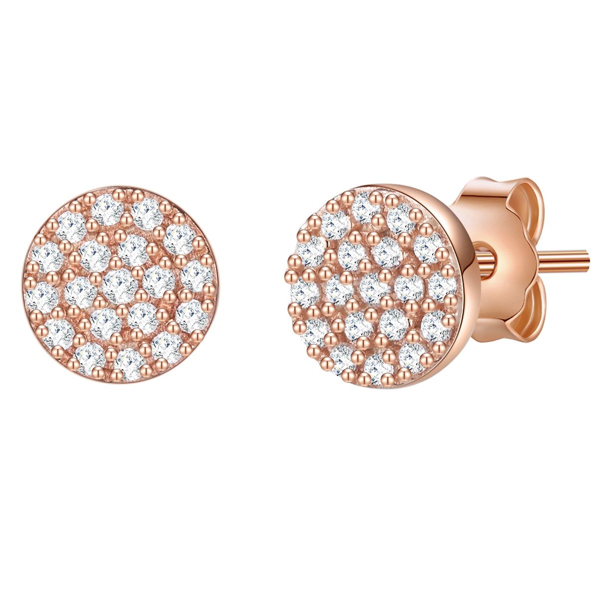 Lulu & Jane Paar Ohrstecker Set: AV218 (2-tlg), mit Zirkonia