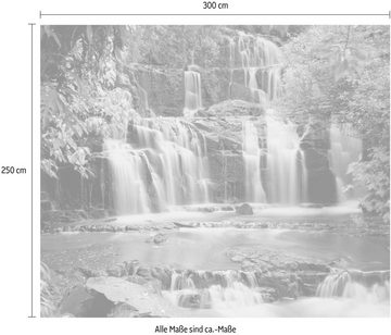 Komar Vliestapete Pura Kaunui Falls, (1 St), 300x250 cm (Breite x Höhe), Vliestapete, 100 cm Bahnbreite