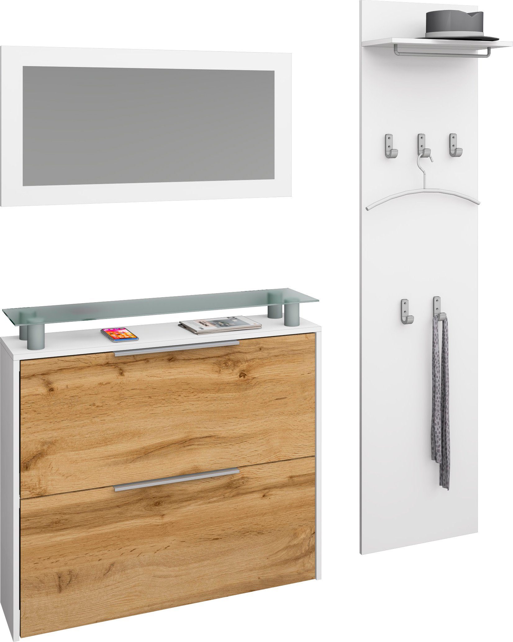 weiß/eichefarben wotan