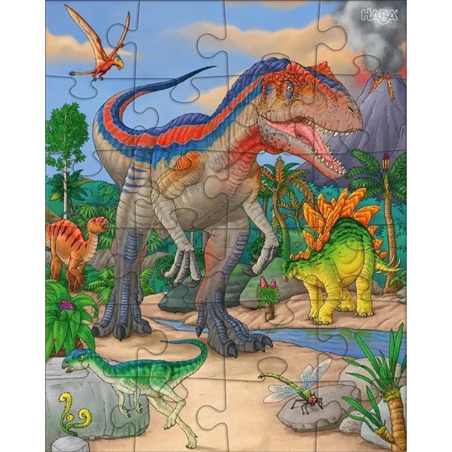 Puzzle Puzzles Dinosaurier, Puzzleteile