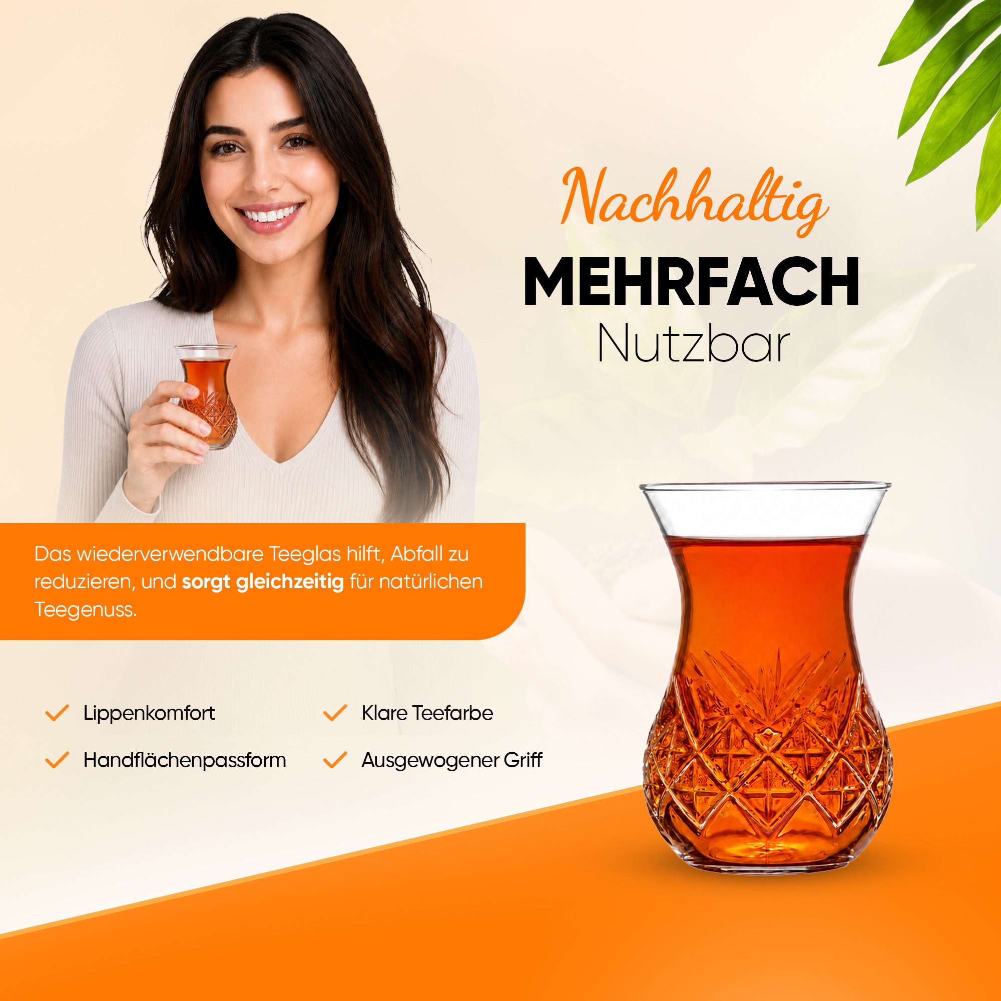 Pasabahce Gläser-Set Timeless Teegläser-Set, 6-tlg., Glas, 6er Set, 170ml, ideal für Familie, Gäste oder Gastronomiebetrieb