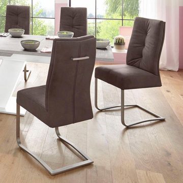 MCA furniture Esszimmerstuhl Salva Schwingstuhl 1 (Set, 2 St), mit Tonnentaschenfederkern, belastbar bis max. 120 kg