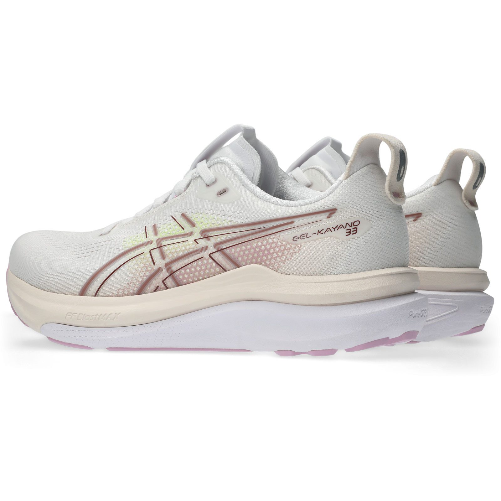 Asics Gel-KAYANO 33 Lady 1012B939-100 Laufschuh Spitzenmodell in Sachen Halt und Komfort.