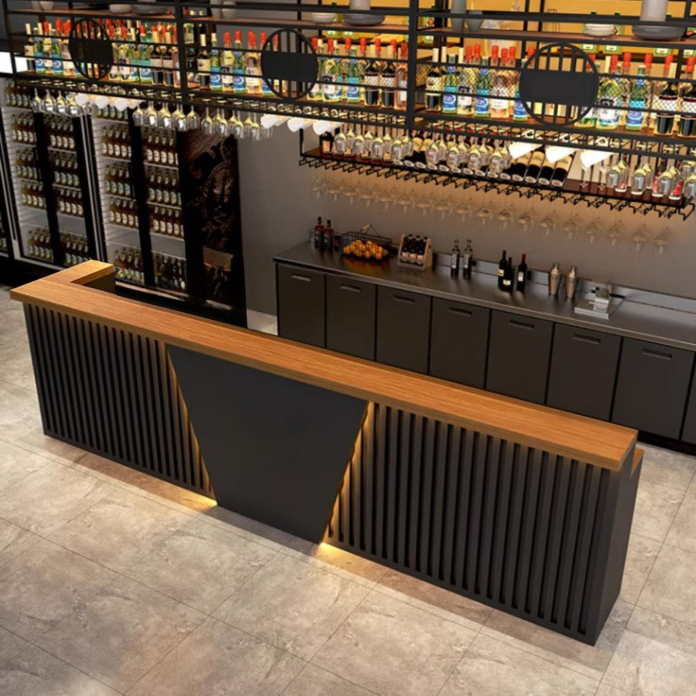 Muxing Empfangstheke in Linienoptik für Restaurant und Bar (1-St)