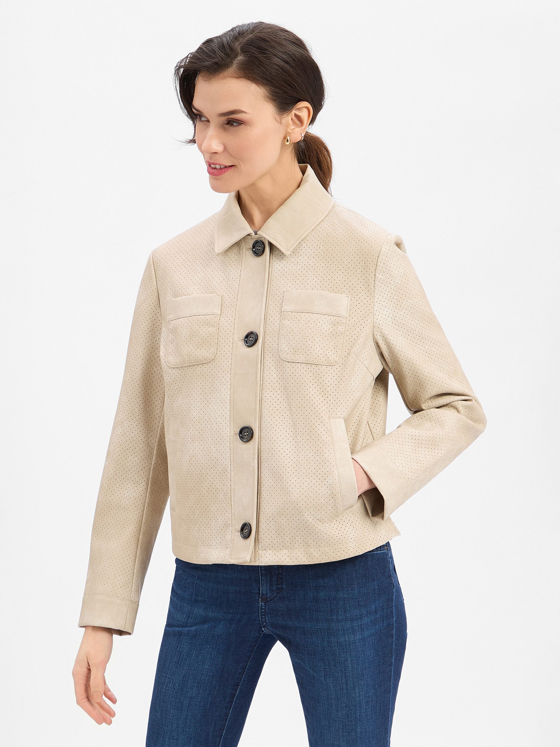 Amber & June Lederjacke