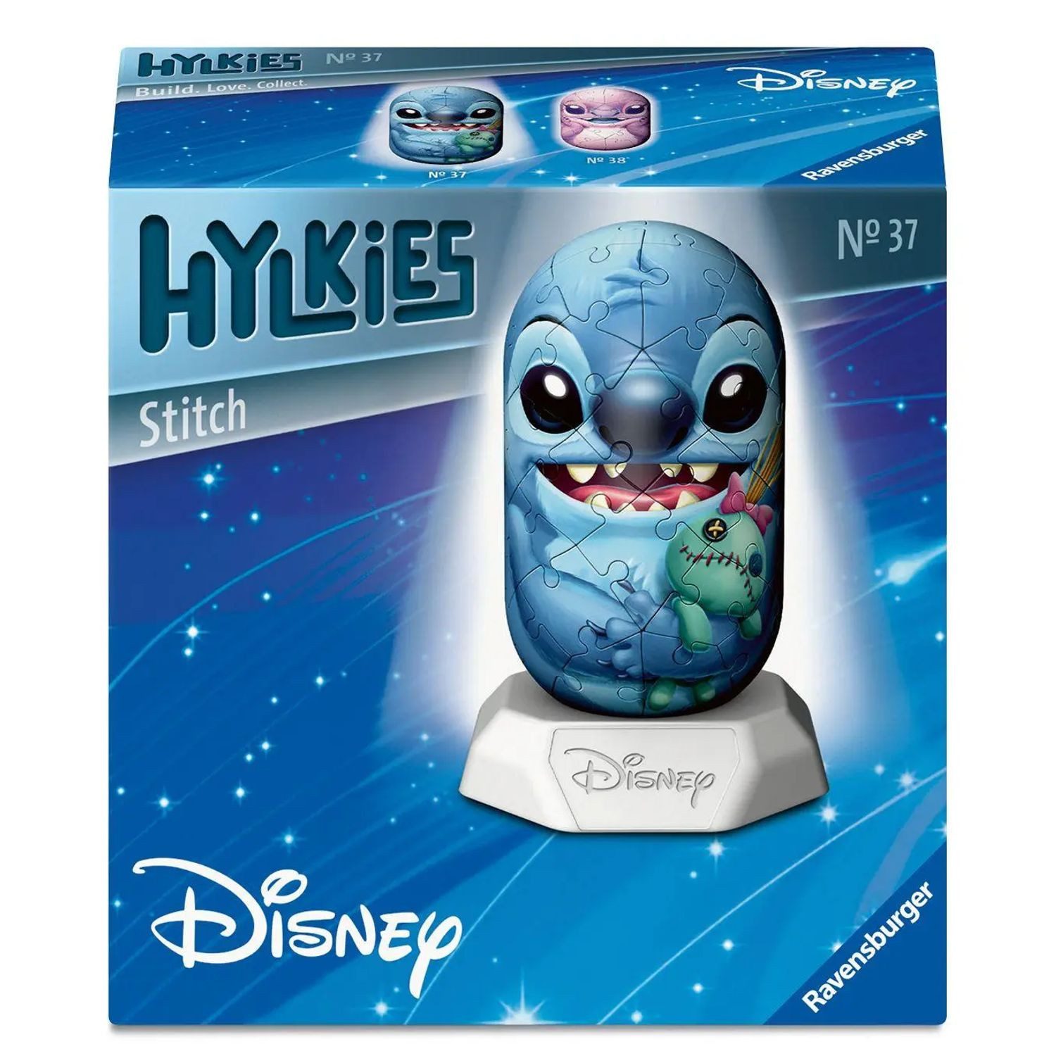 Ravensburger Puzzle Hylkies Disney Stitch Hylkies #37 - Disney Stitch Sammelfigur, Puzzleteile