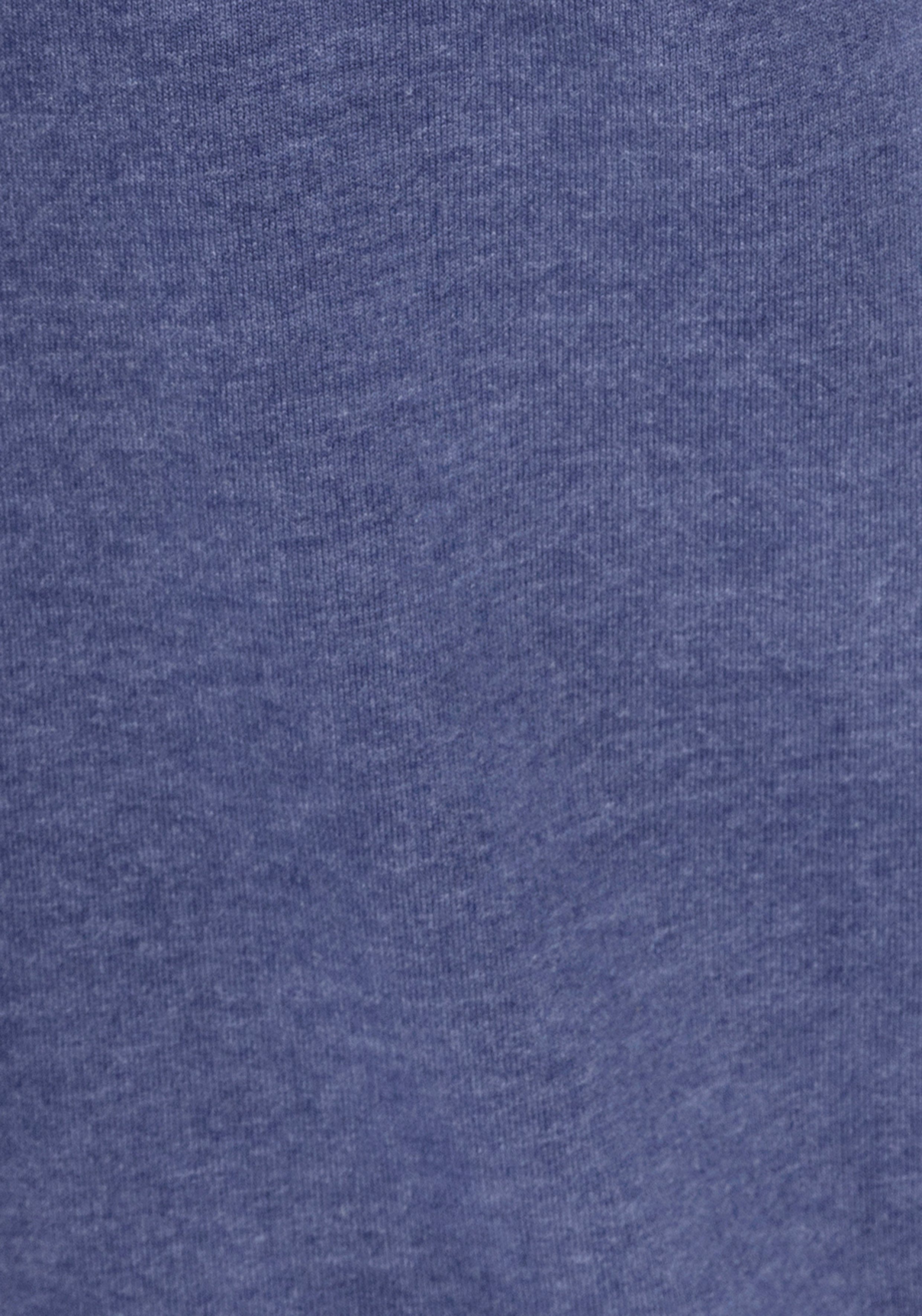 - Bench. mit Sweathose blau-meliert Sweathose Logodruck Loungewear