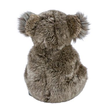 Teddys Rothenburg Kuscheltier Koalabär mit Blatt 30 cm sitzend grau (Plüschtiere Koalas Stofftiere, Koalabären)