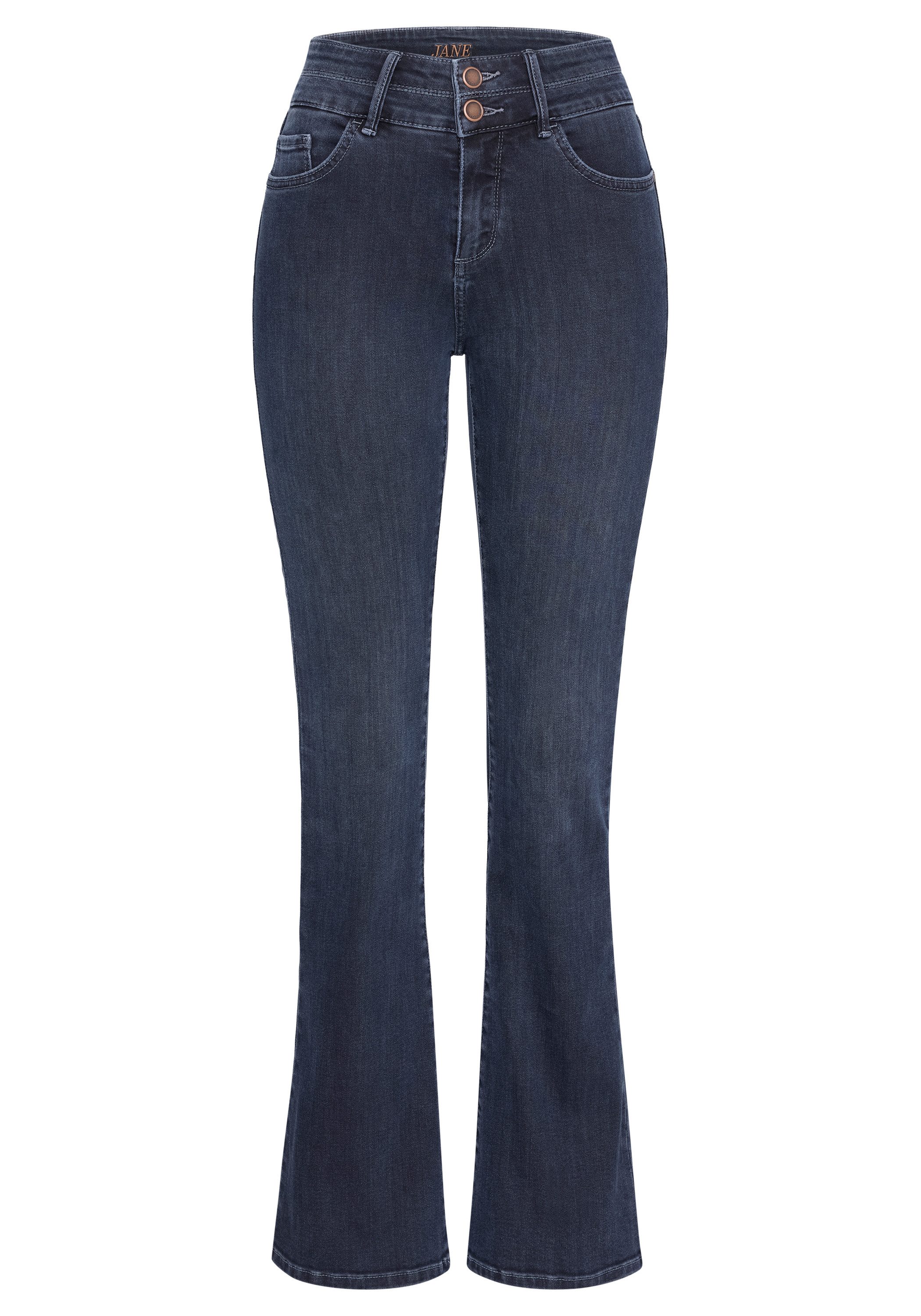 Paddock's Slim-fit-Jeans JANE Hochgeschnittene Slim-Fit Jeans mit Bootcut günstig online kaufen