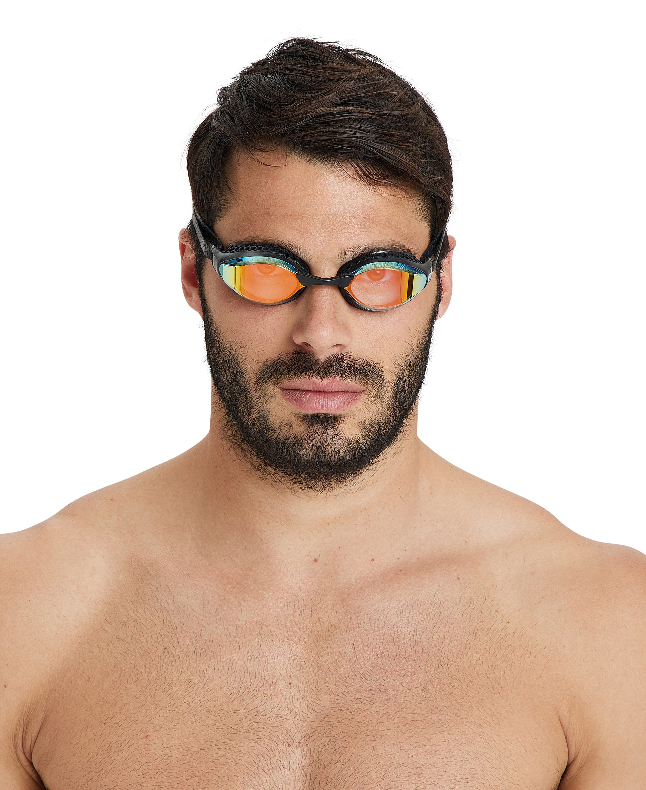 Arena Schwimmbrille AIR-SPEED MIRROR, mit Anti-Fog-Beschichtung, PVC-frei