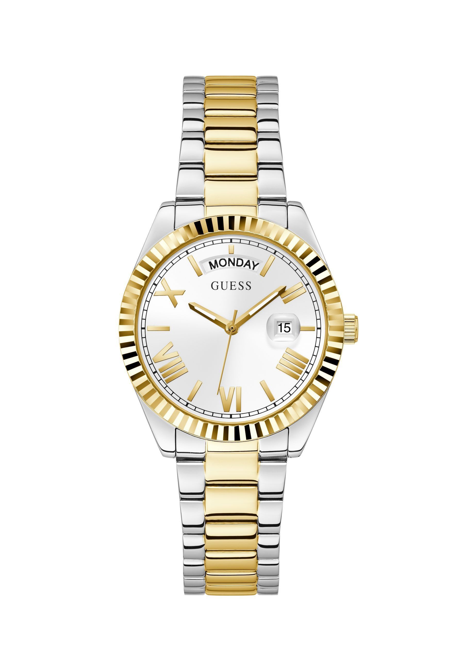 Guess Quarzuhr LUNA, (1-tlg., Not a set – not applicable to this product), Quarz Analog