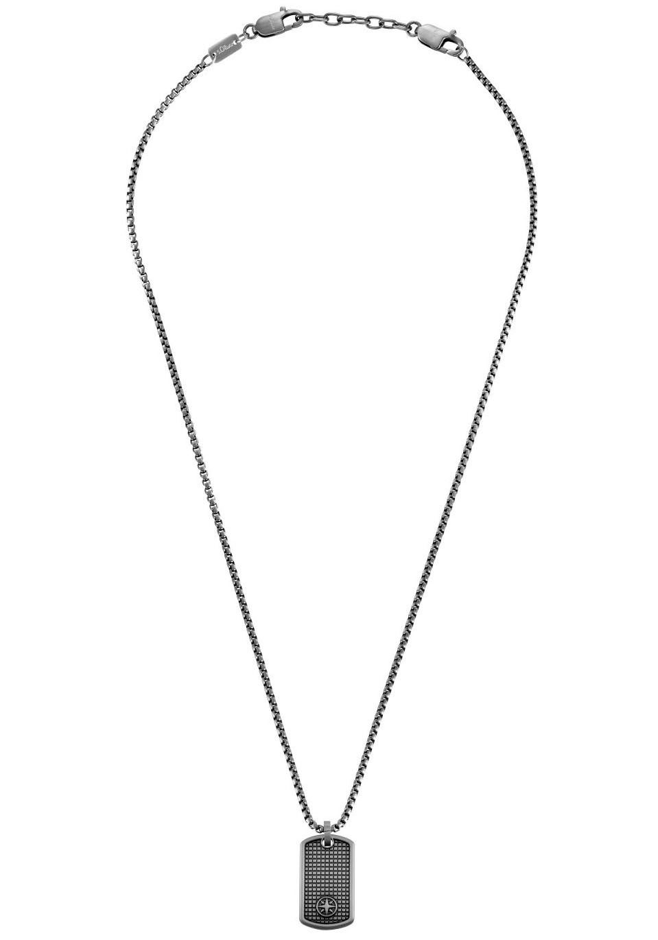 s.Oliver Kette mit Anhänger Dog Tag / P...