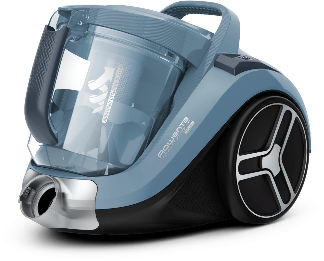 Rowenta Bodenstaubsauger Compact Power XXL, ohne Beutel, hohe Saugleistung, leicht & kompakt, 900 W, beutellos, XXL Fassungsvermögen, 99,98% Filtrierung, langes Kabel, RO4B11