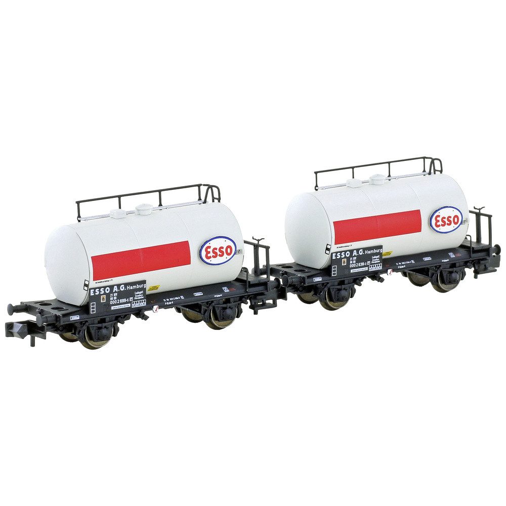 Güterwagen Hobbytrain H24832 N 2er-Set Leichtbau-Kesselwagen Esso der DB