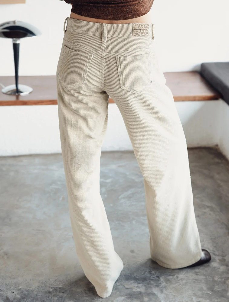 Freeman T. Porter Schlaghose Agatha Veluto Cordhose overcast – Bild 3 von 5