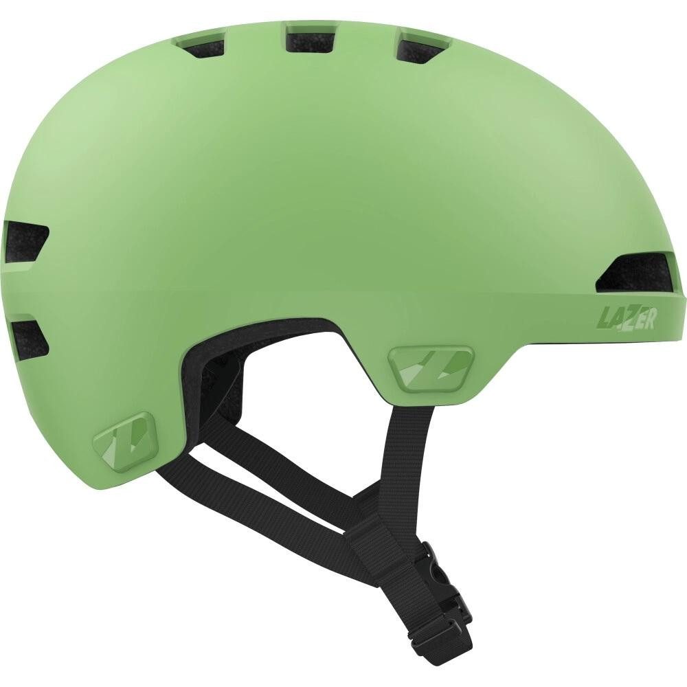 Lazer Kinderfahrradhelm LAZER Helm Maze Jr KinetiCore Kids Matte Lime Unisize - sicherer Kinde