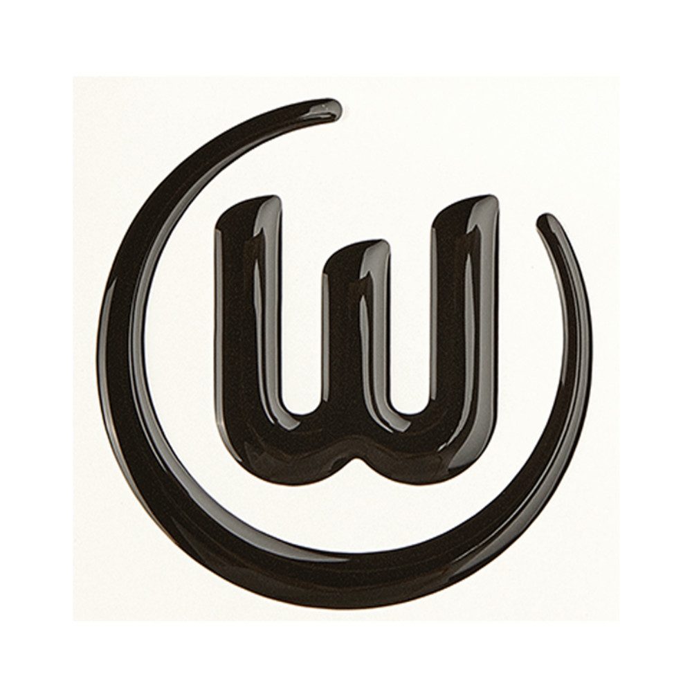 VfL Wolfsburg Aufkleber VfL Wolfsburg Autoaufkleber schwarz 3D-Logo