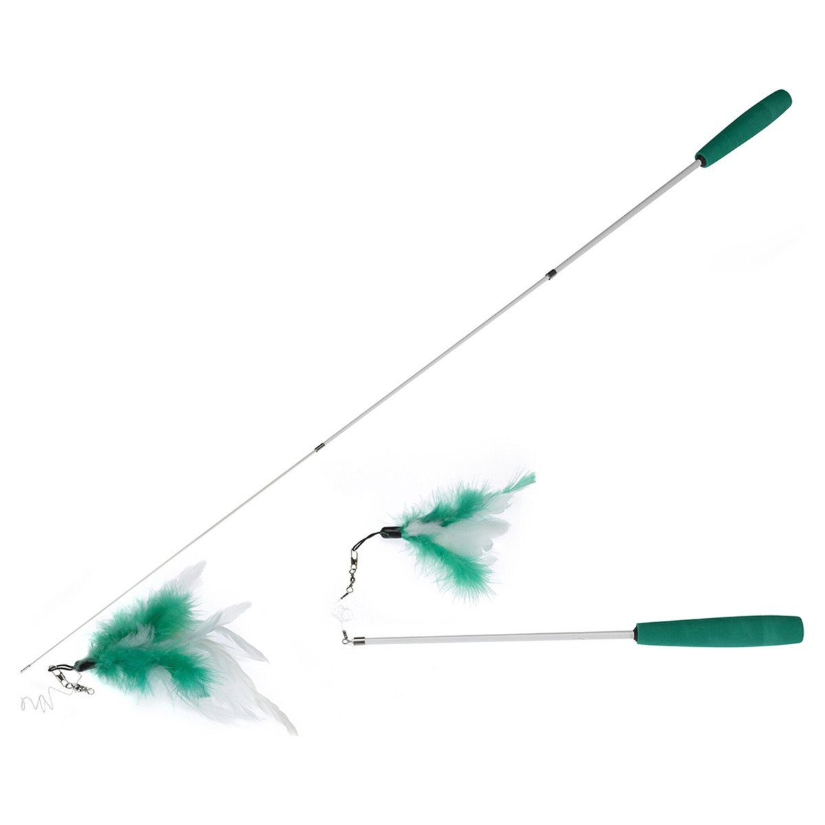 Europet-Bernina Katzenangel Katzenangel Stabteleskop grün/weiß