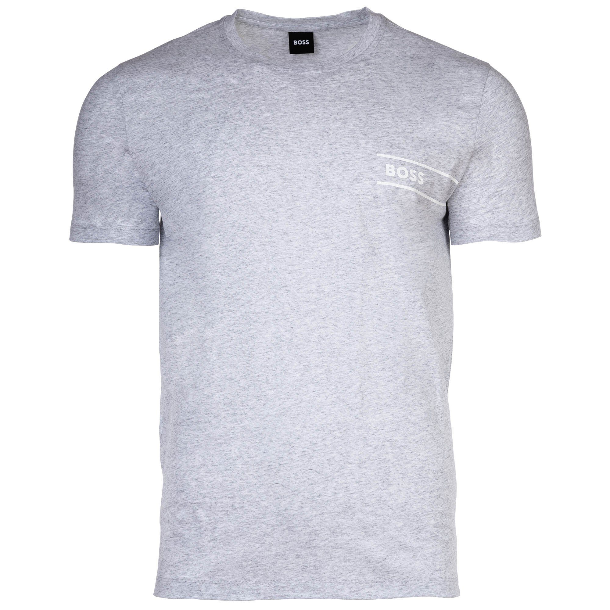 Rundhals BOSS - Herren RN Kurzarm, T-Shirt 24, Grau T-Shirt
