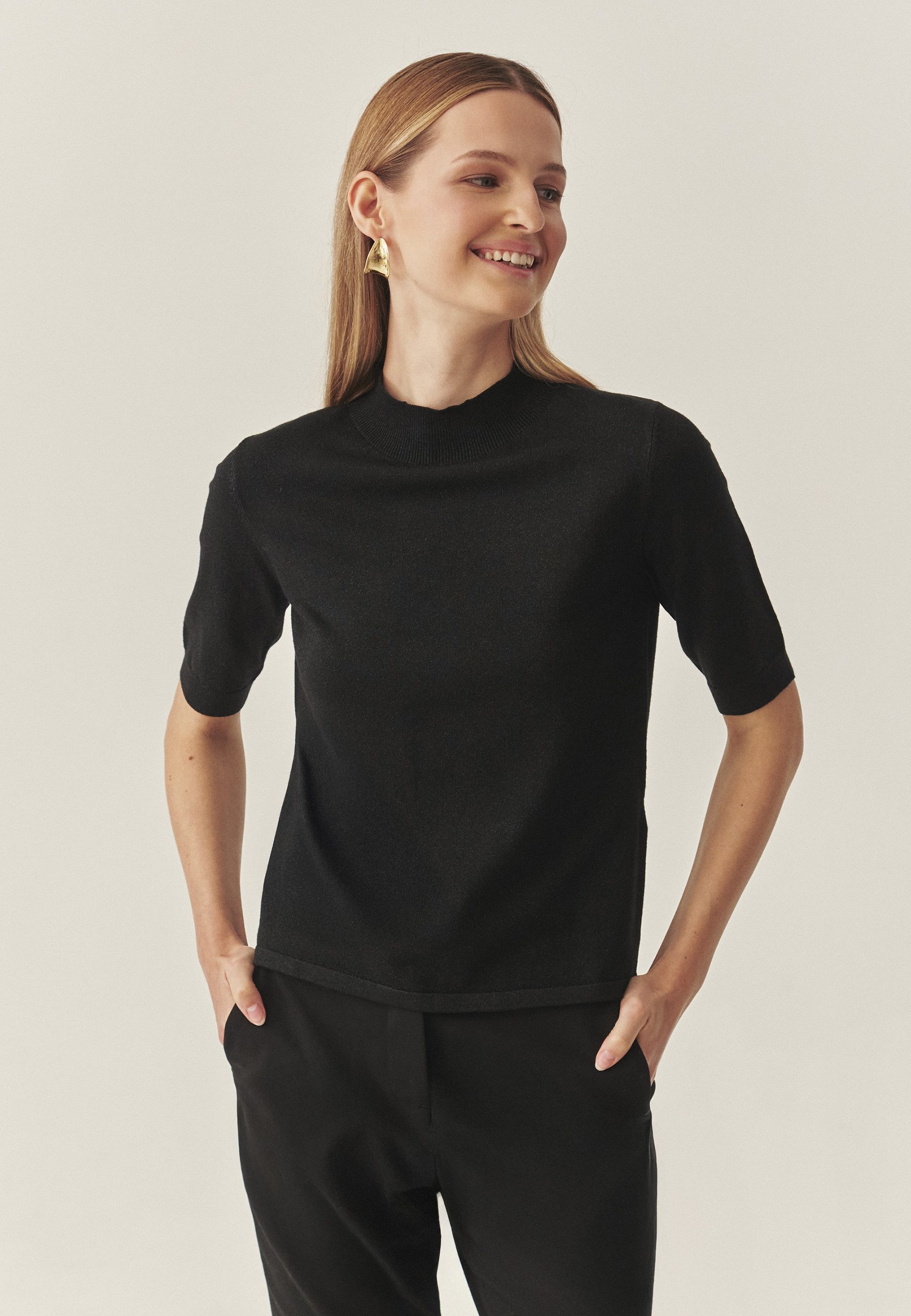 TATUUM Strickpullover Klassischer Pullover Mit Metallfaser - Lulu 2