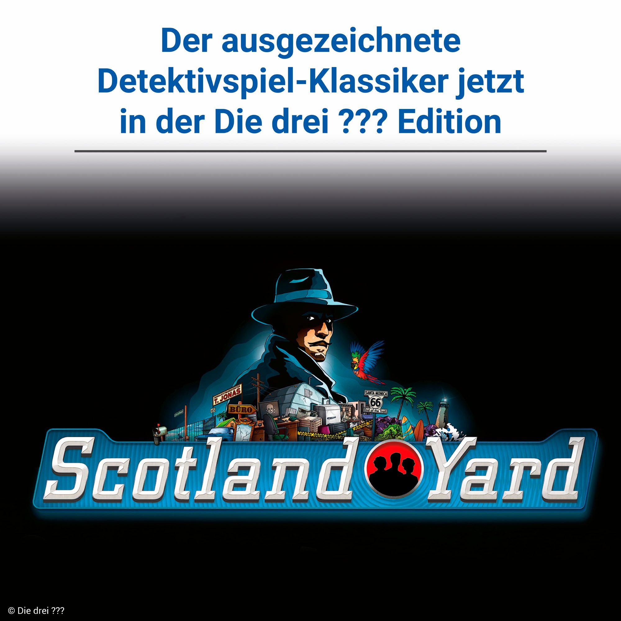 Ravensburger Spiel Die drei ??? Scotland Yard, Gesellschaftsspiel, Made in Europe