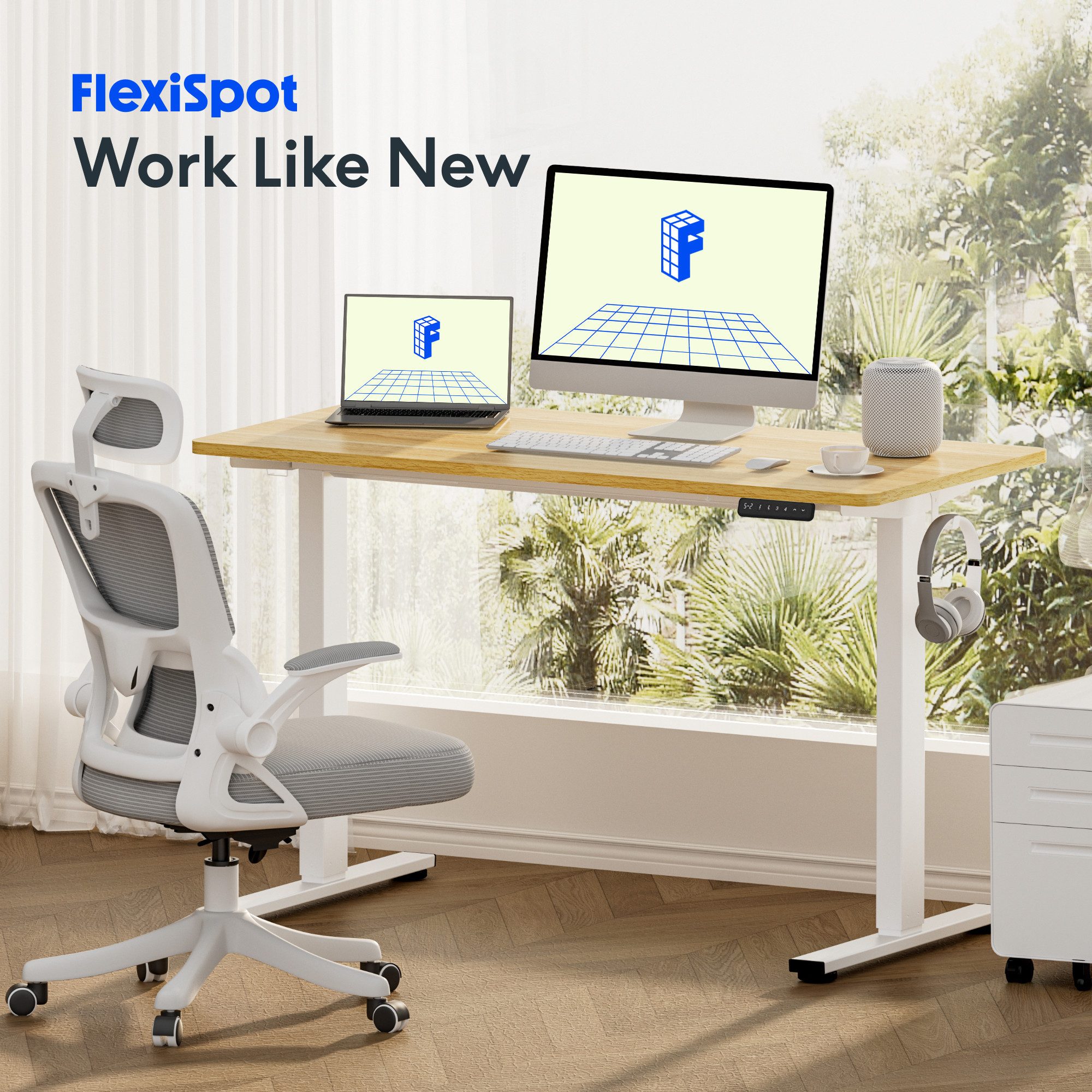 FLEXISPOT Schreibtisch Basic Plus Elektrisch höhenverstellbarer günstig online kaufen