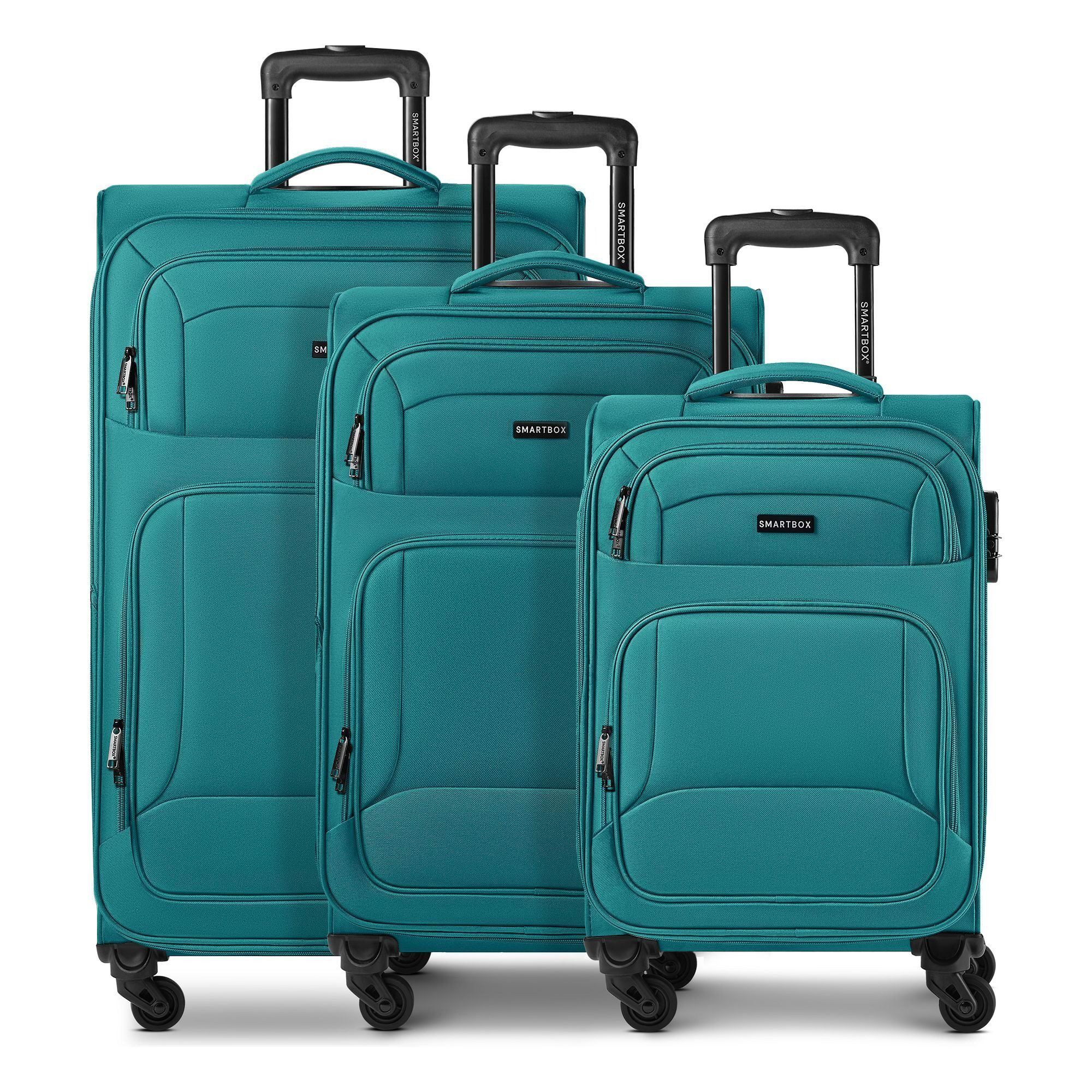 Smartbox Kofferset Edition 04 4 Rollen Kofferset 3-teilig mit Dehnfalte, (Set)
