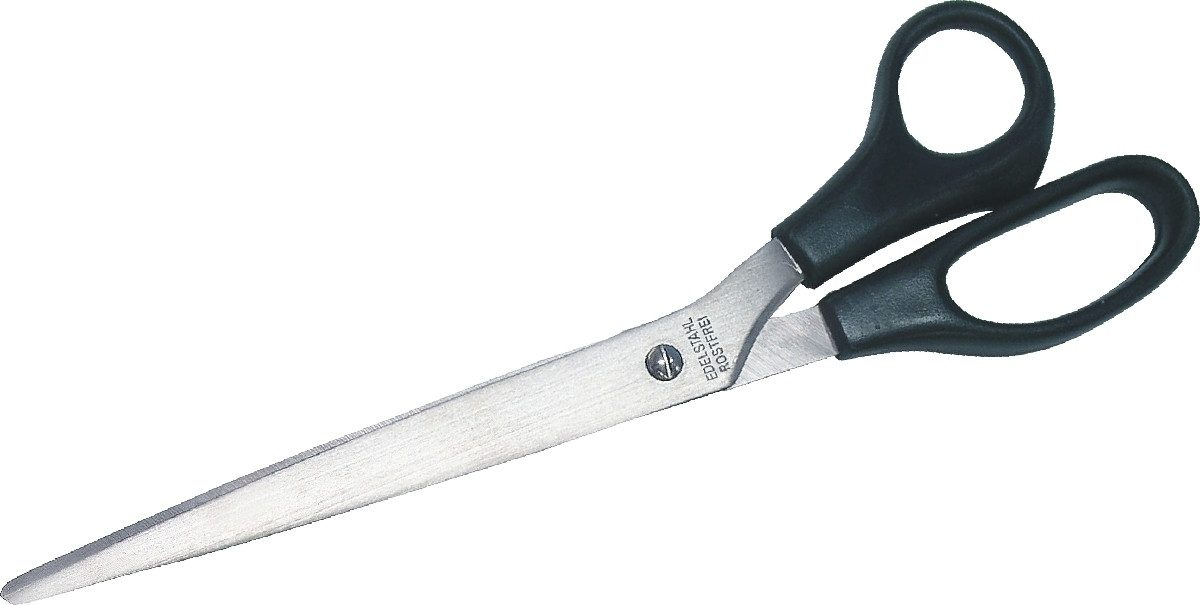 WEDO Papierscheren Schere 25.5cm edelstahl schwarzer Griff