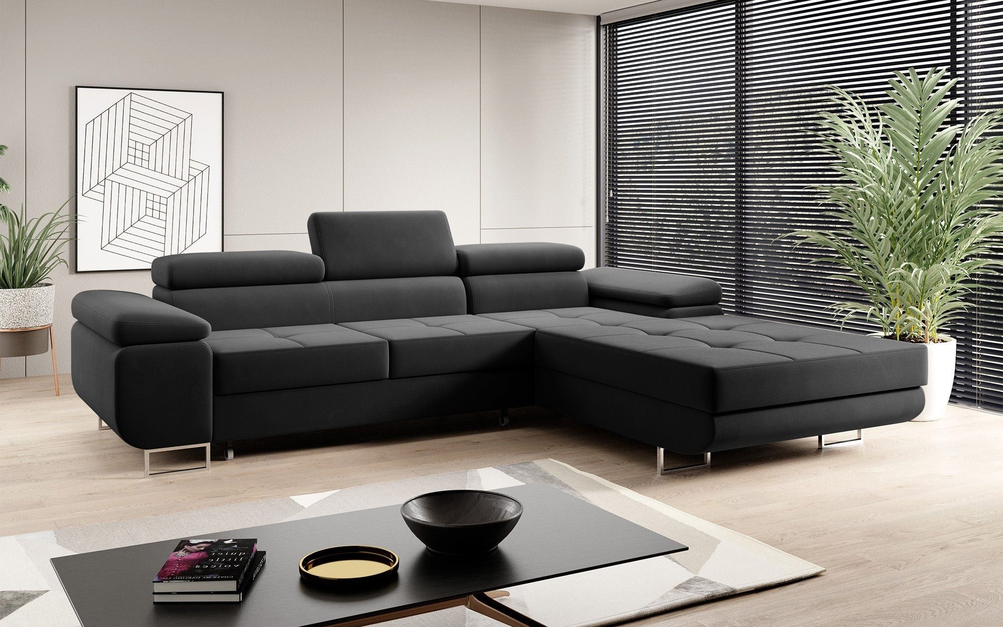 Luxusbetten24 Schlafsofa Designer Sofa Calvera, mit günstig online kaufen