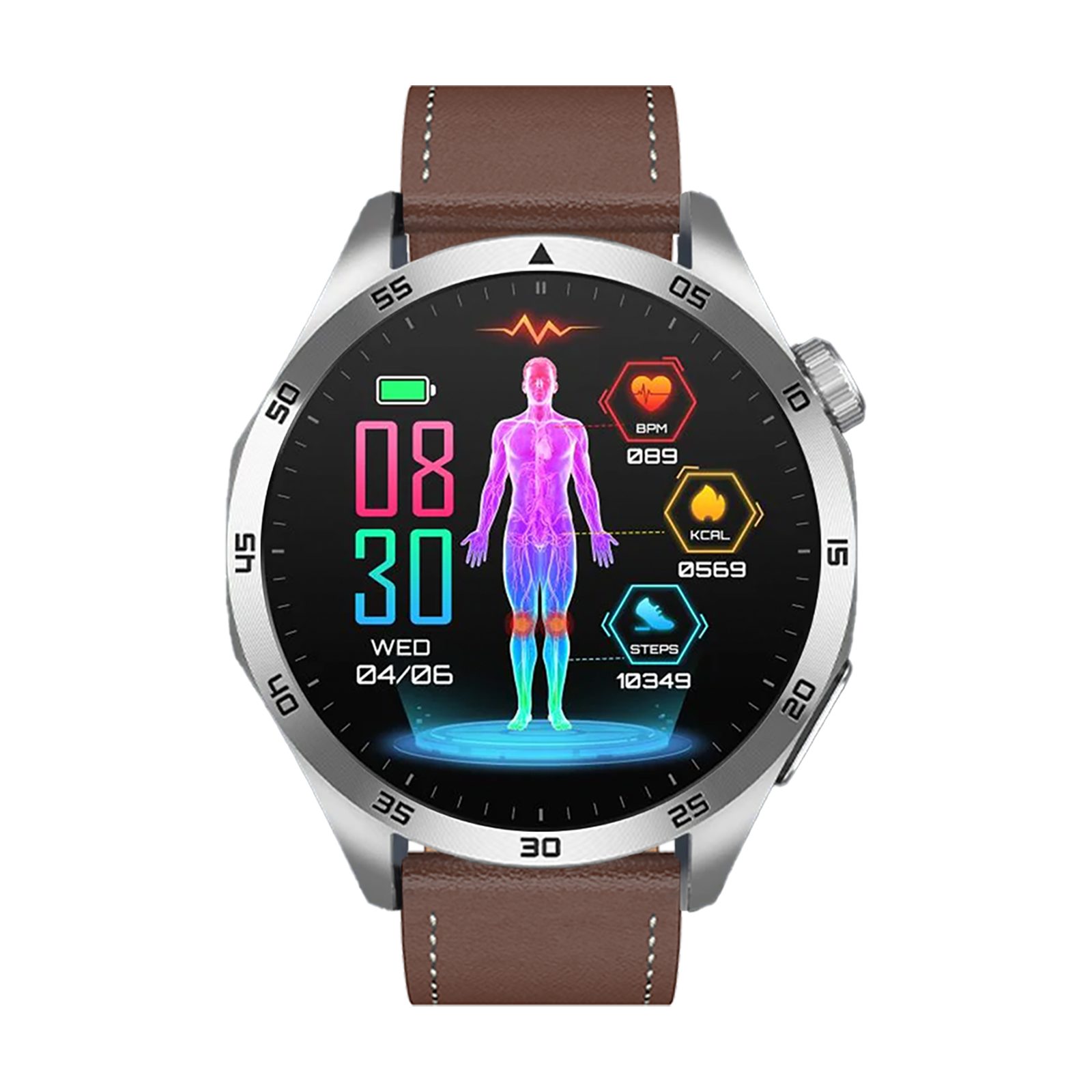 Knauermann PRO 3 Fan Edition (2025) mit Telefon & Notruffunktion EKG Smartwatch, Bluetooth