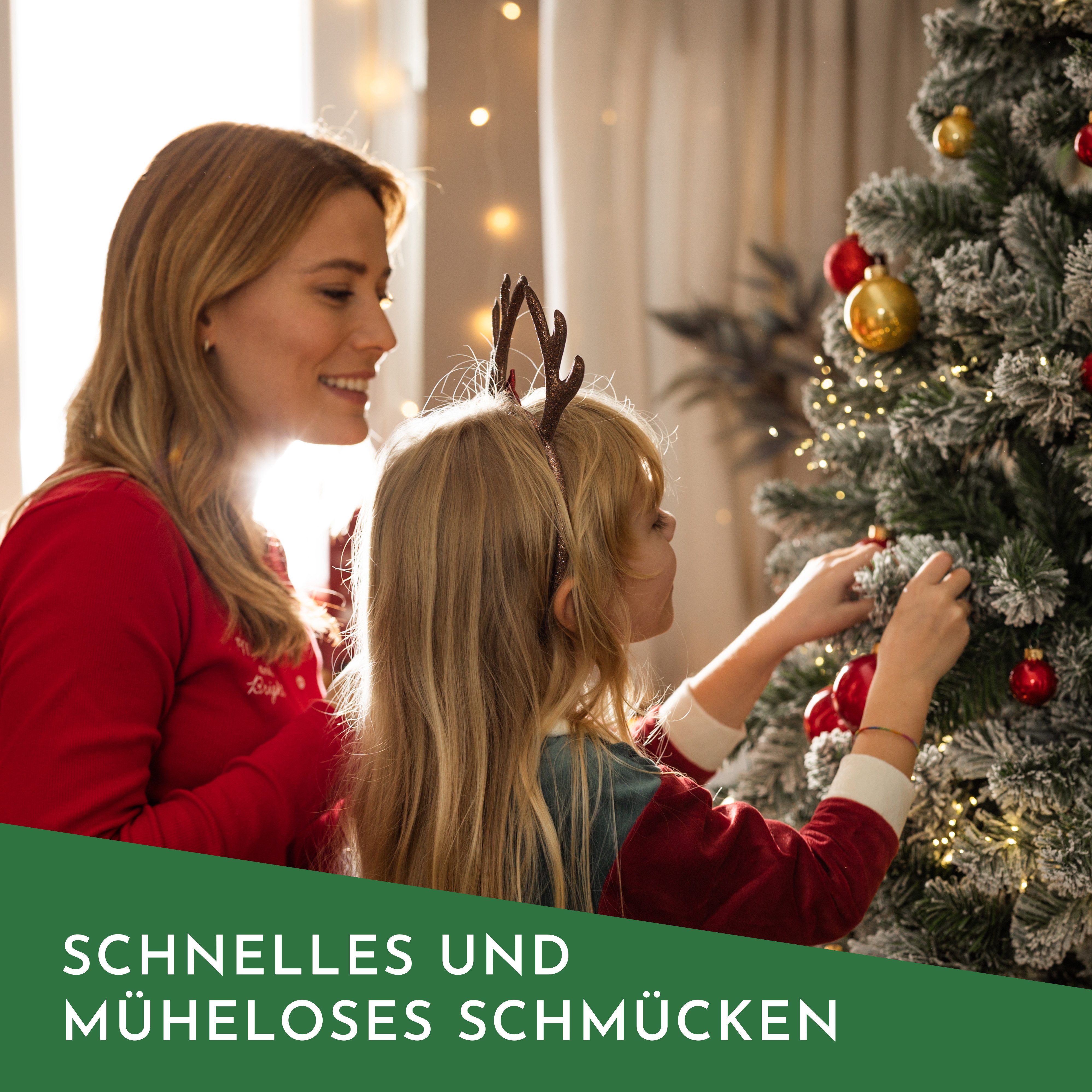 Nordstern Christbaumschmuck Schnellaufhänger Doppelhaken 300er Pack für Christbaumkugeln, rostfrei