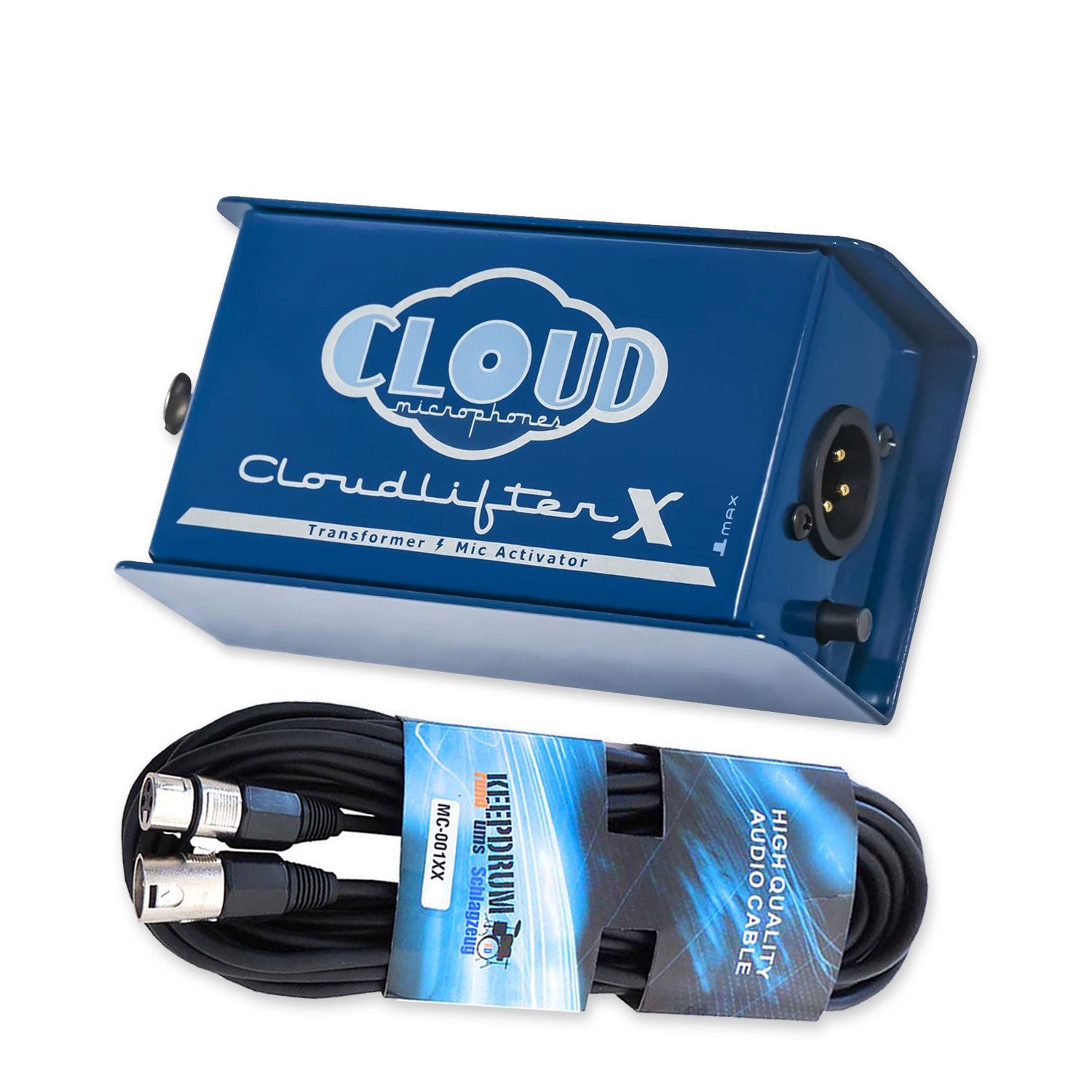 Cloud Microphones Mikrofon Cloud Microphones Pegelverstärker CL-X Cloudlifter X mit Kabel (Pegelverstärker, 1-tlg), Vorteils-Set mit Kabel