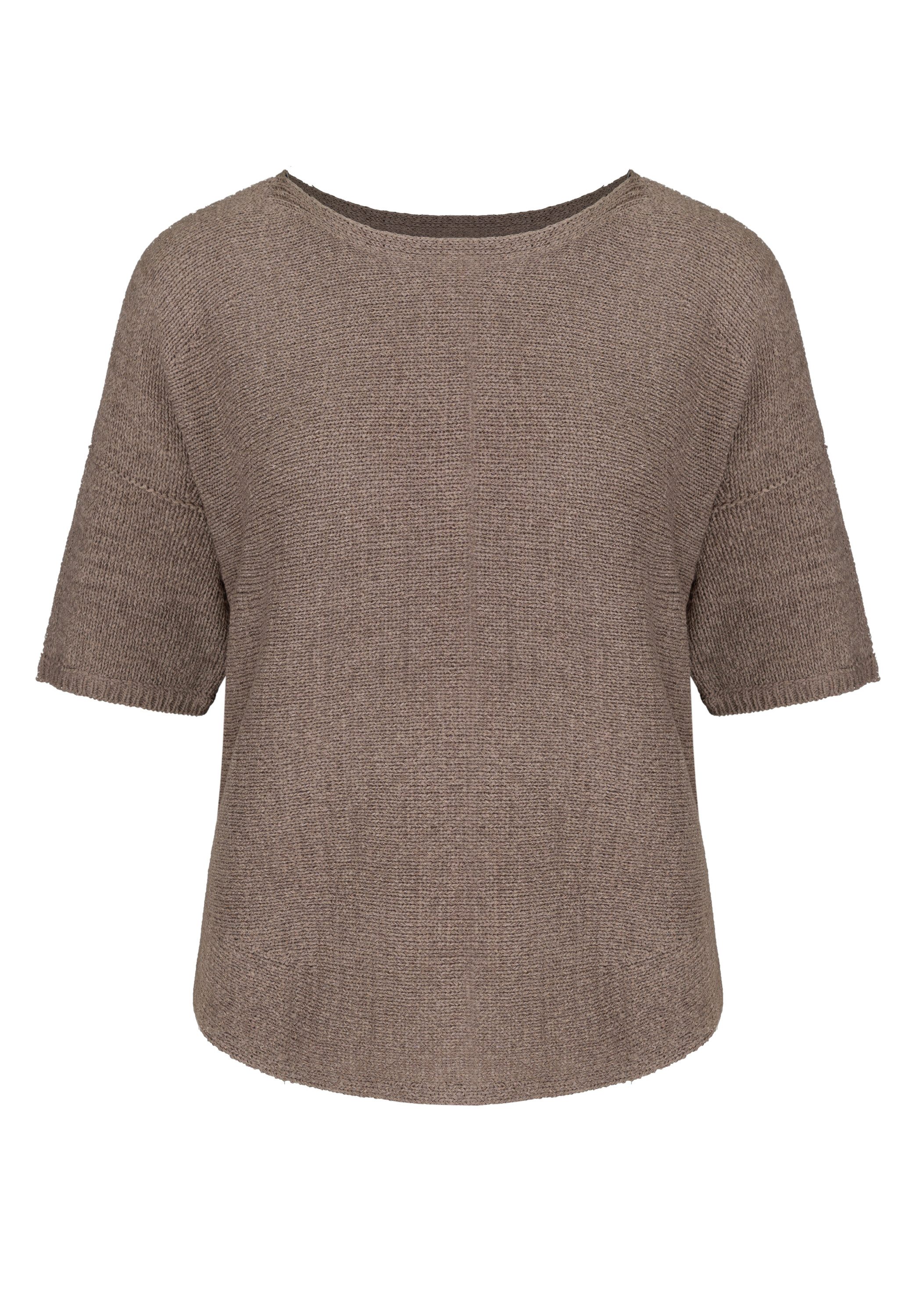 bianca Strickpullover OLINDE in sommerlichem Bändchengarn und Trendfarbe