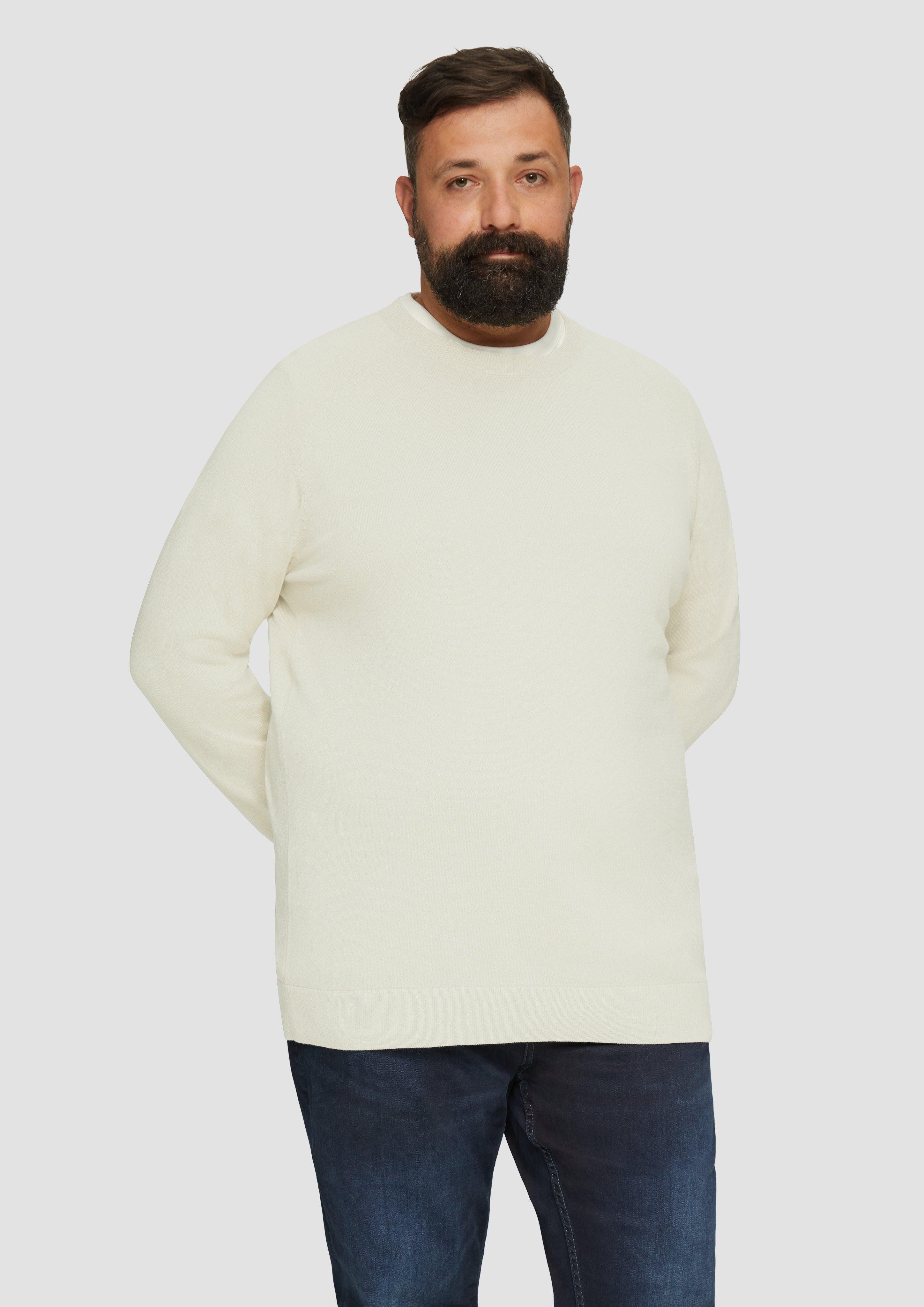 Strickpullover Strickpullover mit Rippbündchen