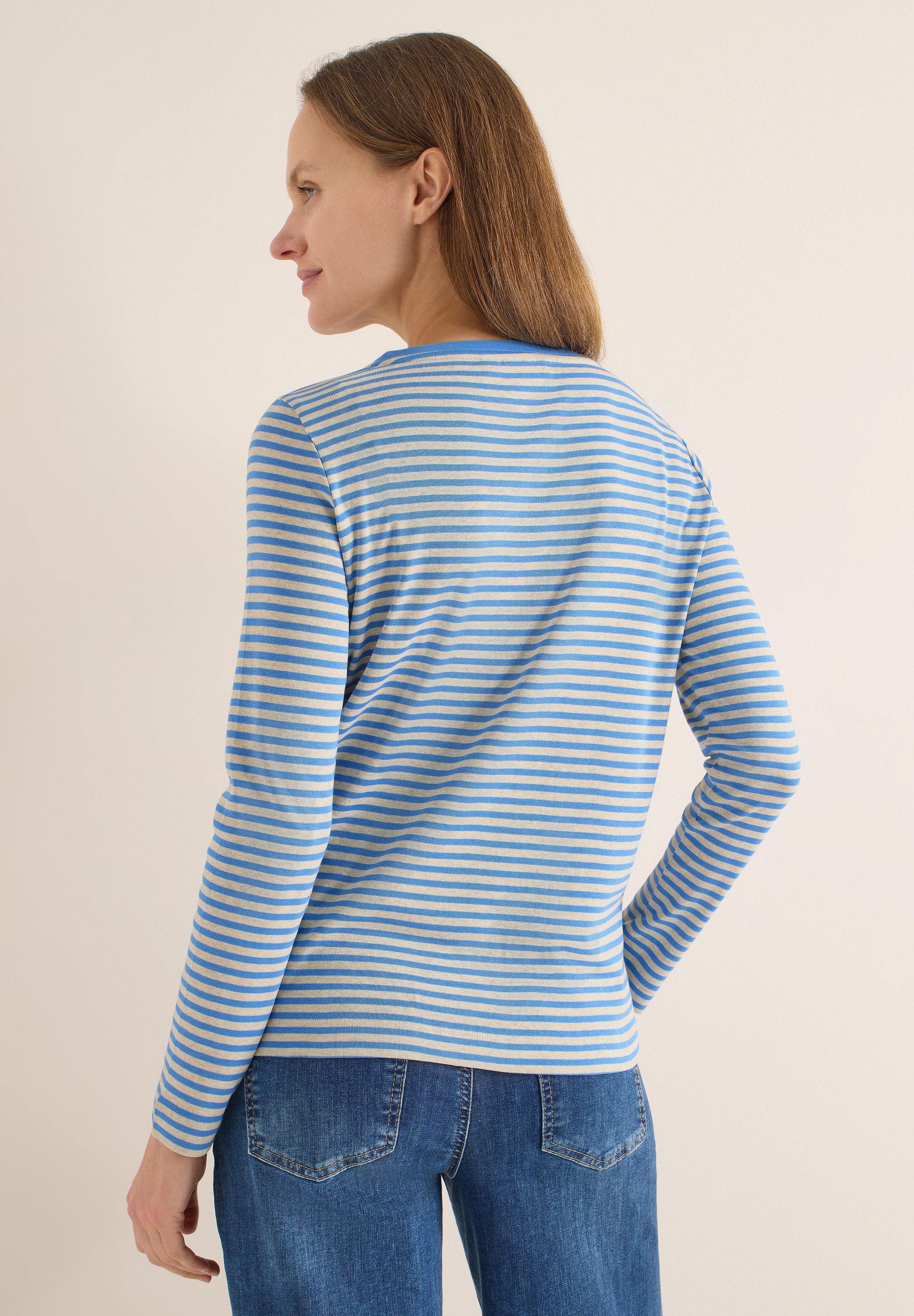 CECIL Langarmshirt im soften Baumwoll-Mix günstig online kaufen