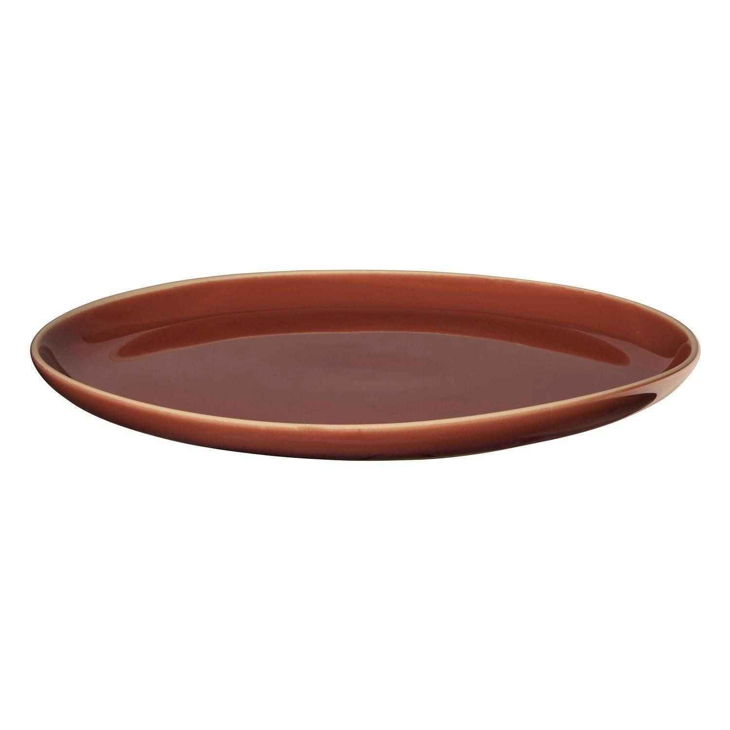 ASA SELECTION Dessertteller Frühstücksteller SEMANA, Ø 21 cm, Schwarz, (1 St), aus Steinzeug