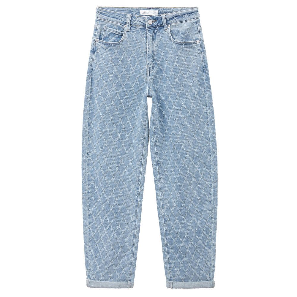Mom-Jeans Damen Wide Leg High Waist Jeans Casual Look