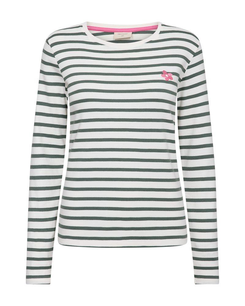 FREEQUENT Langarmshirt FQFAMILA-TEE im Streifen-Design günstig online kaufen