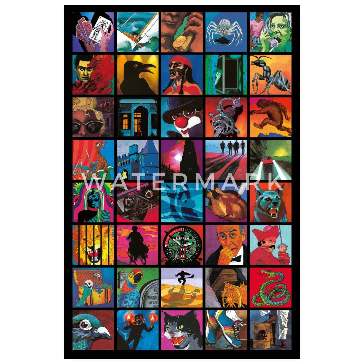 Spreadshirt Poster Die Drei Fragezeichen Covermotive Wandbild Poster 20x30 günstig online kaufen