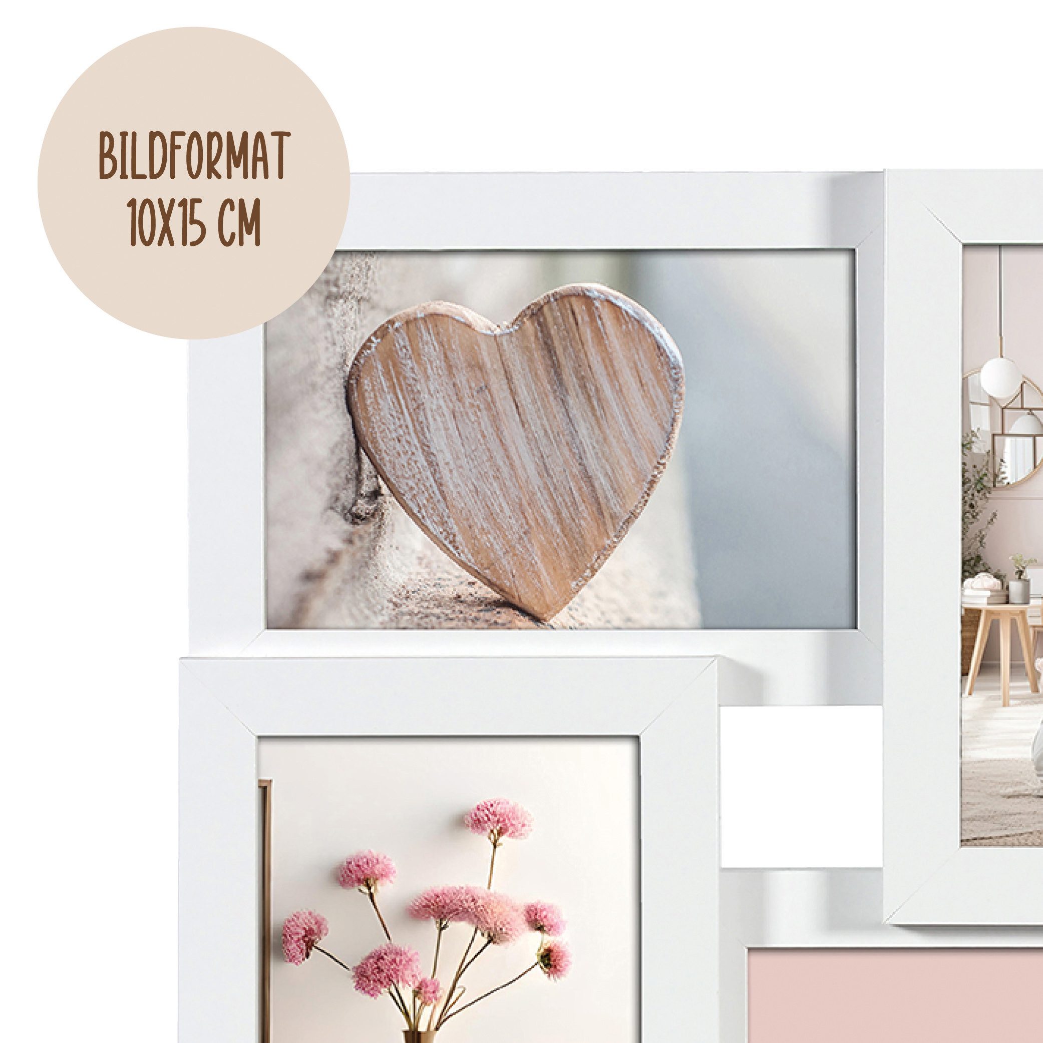 Wackadoo Living Bilderrahmen Collage aus FSC® günstig online kaufen