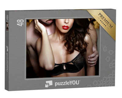 puzzleYOU Puzzle Erotische Fotografie: Sinnliche Frau mit Liebhaber, 48 Puzzleteile, puzzleYOU-Kollektionen Erotik