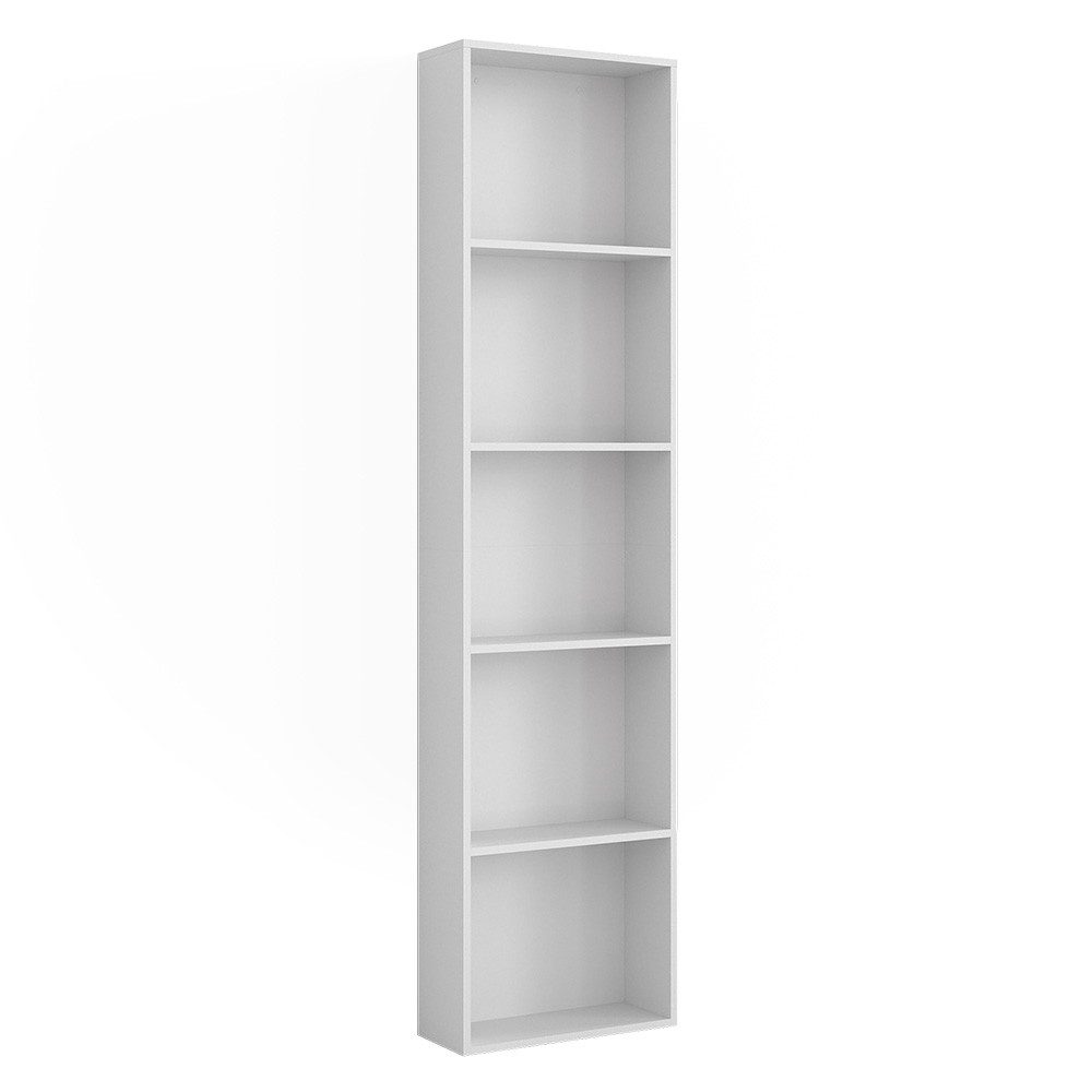 Vicco Kleiderschrank Elmo, Weiß, 50 x 200 cm