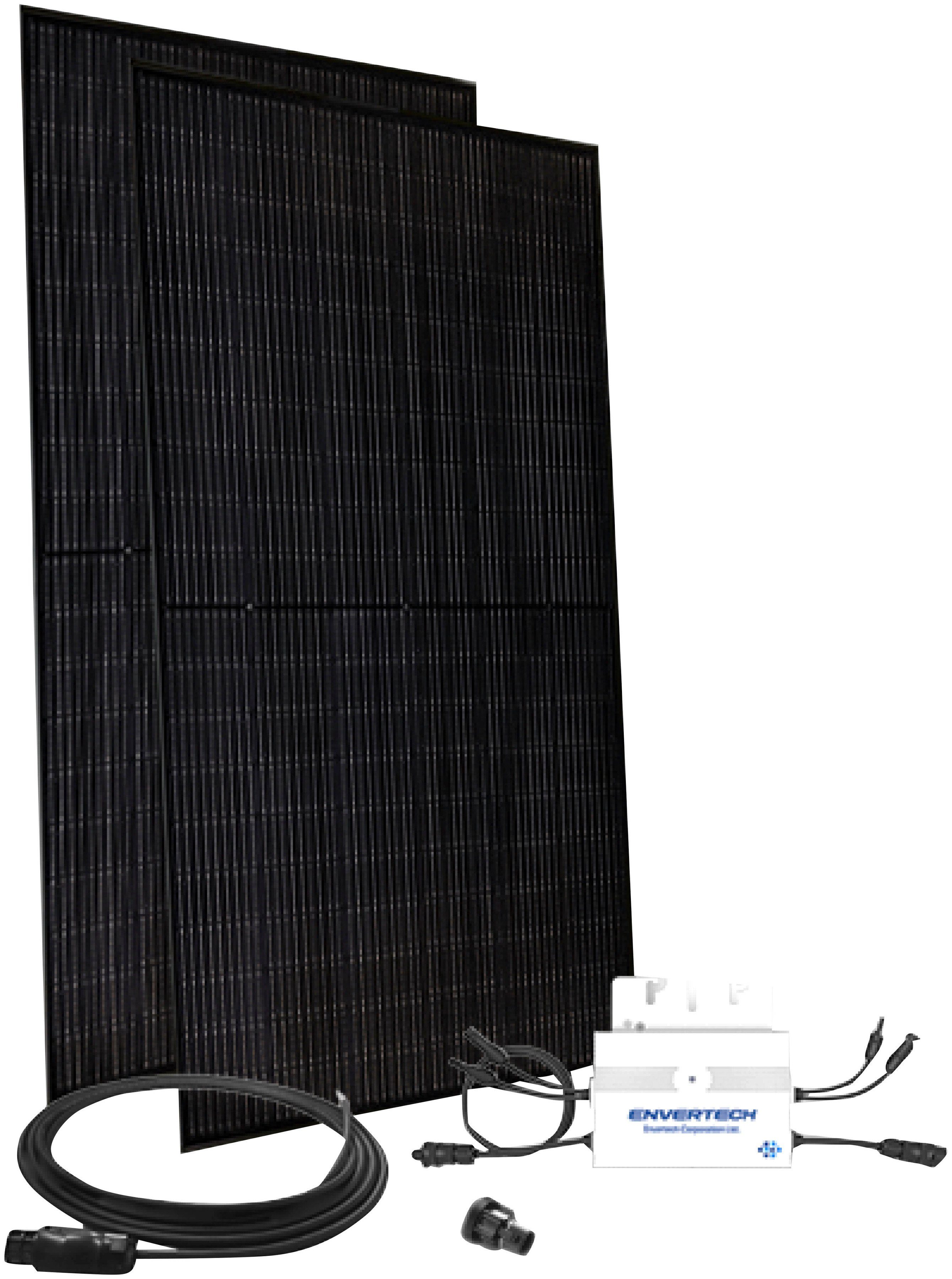 as Schwabe Solaranlage, 750 W, Monokristallin, (Set), inkl. EVT560 & ASWS Black Style 375W