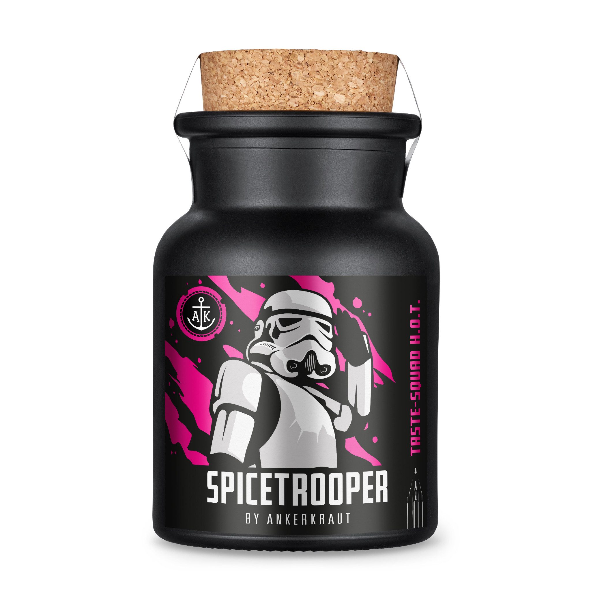 Ankerkraut Gewürz Spicetrooper (Original Stormtrooper), 85g im Korkenglas, Ankerkraut Gewürzzubereitung für Fleisch, sehr scharf