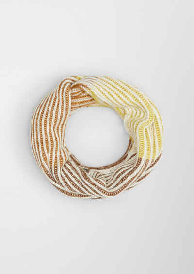 s.Oliver Loop Loop-Schal aus Baumwollmix mit Wolle