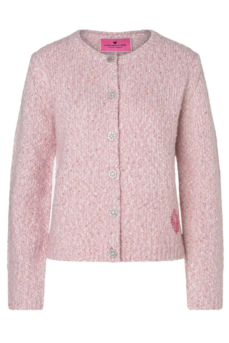 Lieblingsstück Trachtenstrickjacke Strickjacke Damen - MEDEA - fresh rose günstig online kaufen