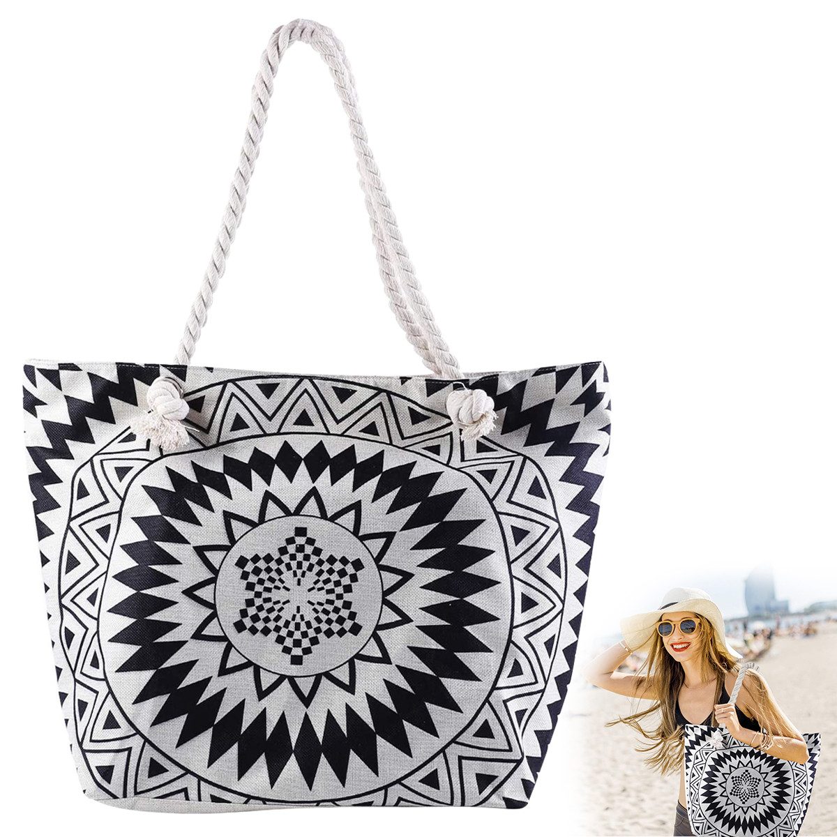 ZEUOPQ Strandtasche Strandtasche Familie Strandtasche Shopper günstig online kaufen