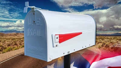 BruKa Standbriefkasten »US Mailbox POSTMASTER Amerikanischer Briefkasten Mail Box Standbriefkasten USA«
