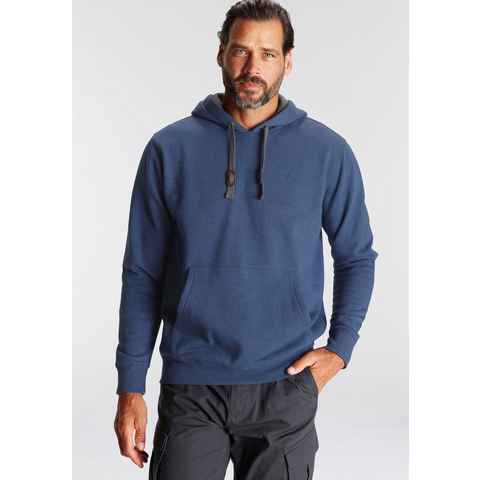 Man's World Kapuzensweatshirt mit Kontrast- Details