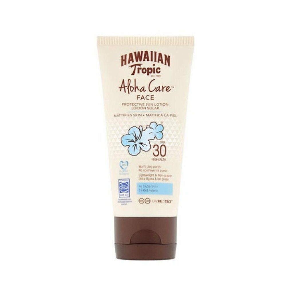 sun 90 Tropic Sonnenschutzpflege CARE lotion FACE ml ALOHA SPF30 Hawaiian